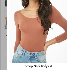 Scoop Neck Bodysuit